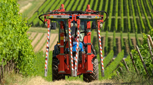 Machines viticoles  à Mittelwihr